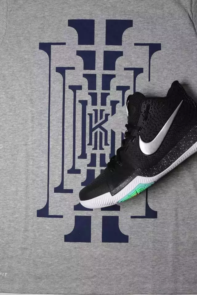 Nike Kyrie 3 Siyah Beyaz 852395-018