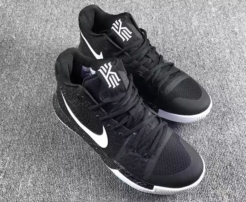 Nike Kyrie 3 Đen Trắng Mặt trước