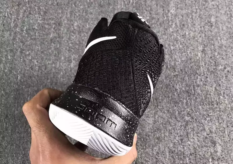 Nike Kyrie 3 Schwarz Weiß Absatz