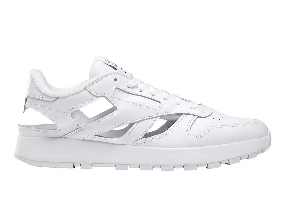 Maison Margiela Reebok Klassiskt Läder Tabi Décortiqué Lågt Vit Utgivningsdatum