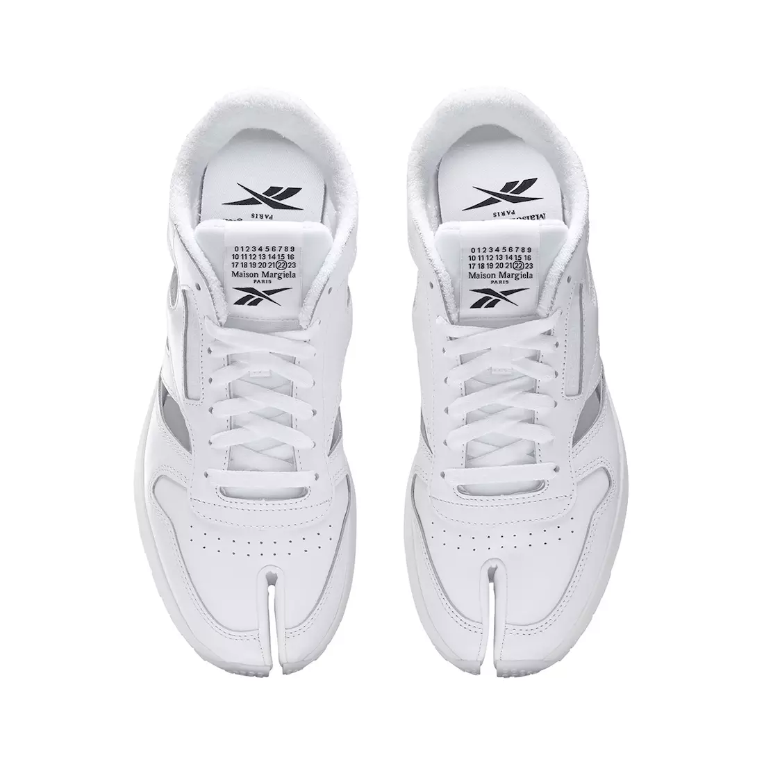 Maison Margiela Reebok Classic Leather Tabi Décortiqué Low White Datum vydání