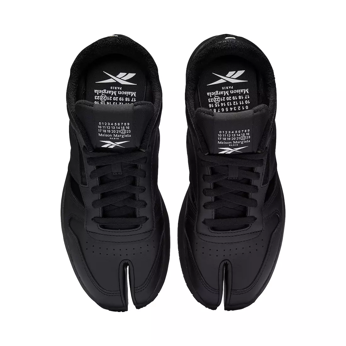 Maison Margiela Reebok Classic Leather Tabi Décortiqué Ցածր սև Թողարկման ամսաթիվ