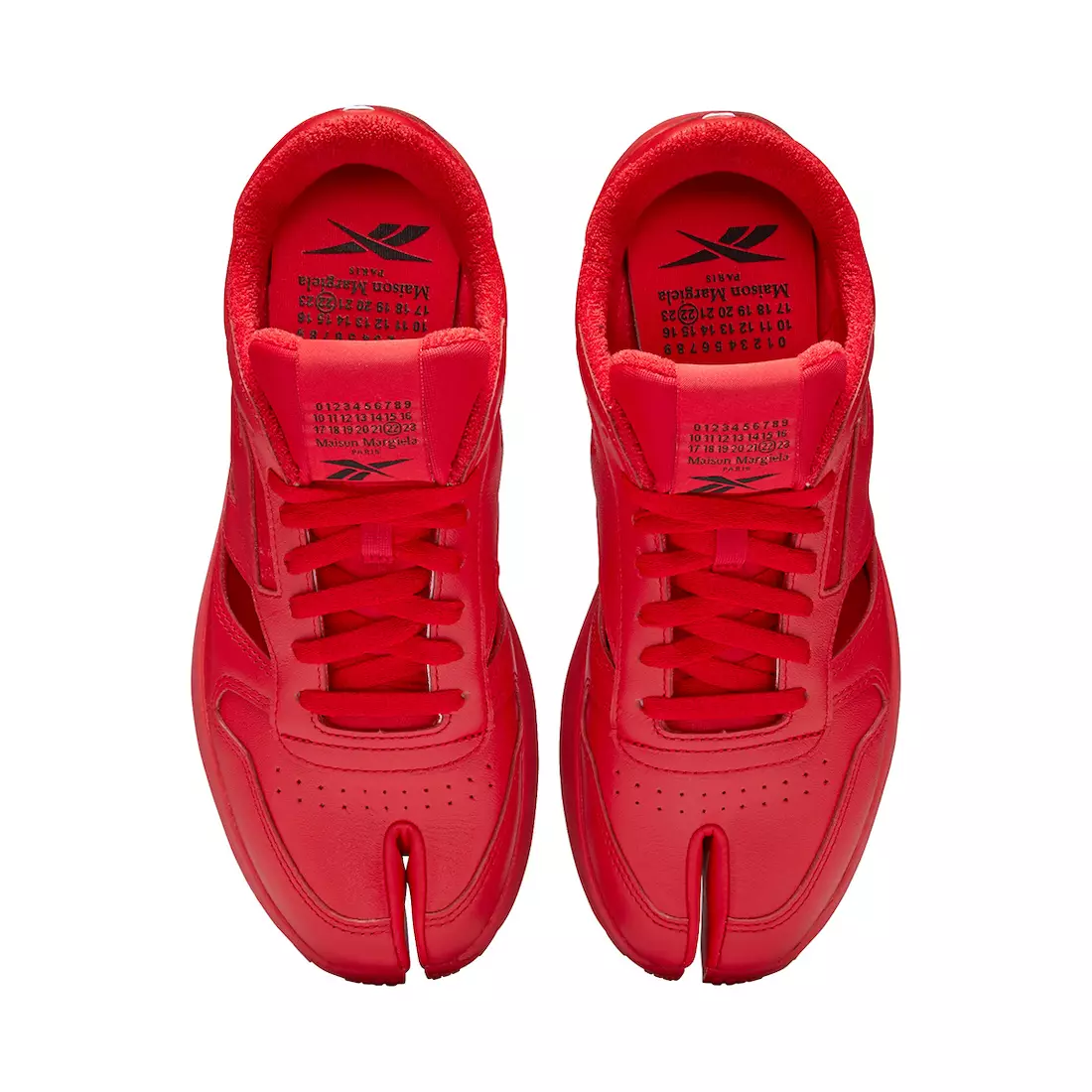 Maison Margiela Reebok Classic Leather Tabi Décortiqué Low Red Date de sortie