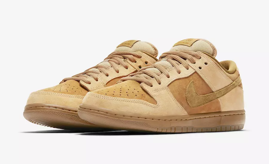 Reverse Reese Forbes Wheat Nike SB Dunk Low 2017 რეტრო 883232-700