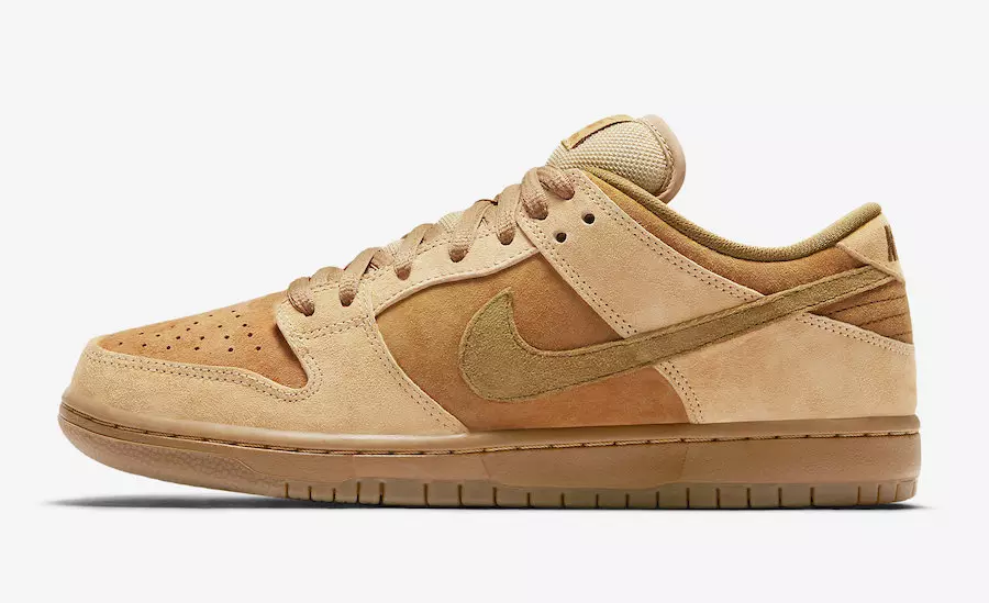 Reverse Reese Forbes Wheat Nike SB Dunk Low 2017 რეტრო 883232-700