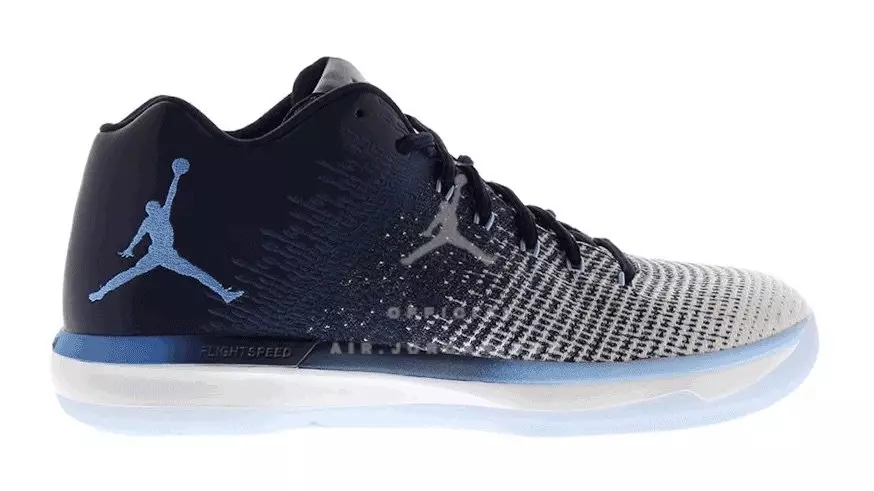 Air Jordan XXX1 Rangi ya Rangi ya Bluu Nyeupe ya Chini 2017