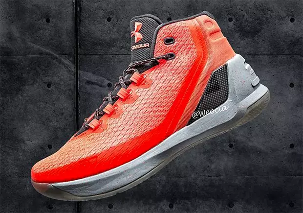 Under Armor Curry 3 Aħmar