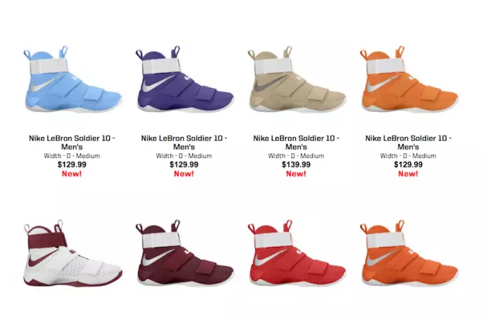 Nike LeBron Soldier 10 Team Collection dans 14 nouveaux coloris 32275_1