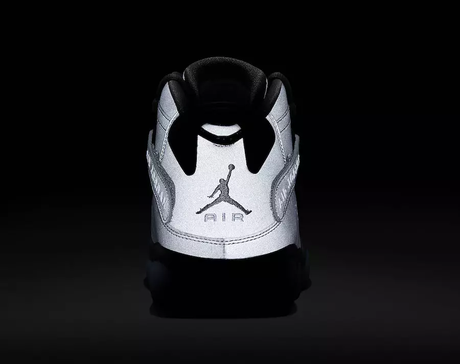 Jordan 6 пръстена 3M отразяващ метален сребро CW4641-001 Дата на издаване