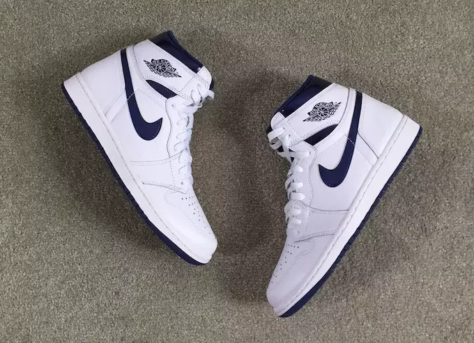 Датум на издавање на Air Jordan 1 Metallic Navy 2016 година