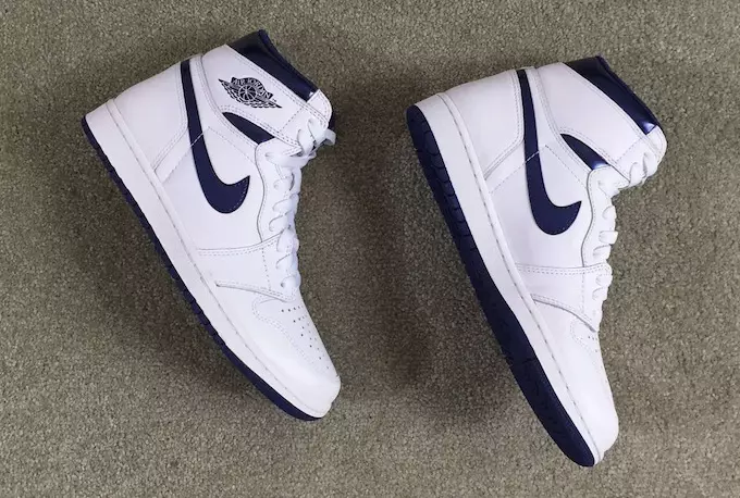 Датум на издавање на Air Jordan 1 Metallic Navy 2016 година