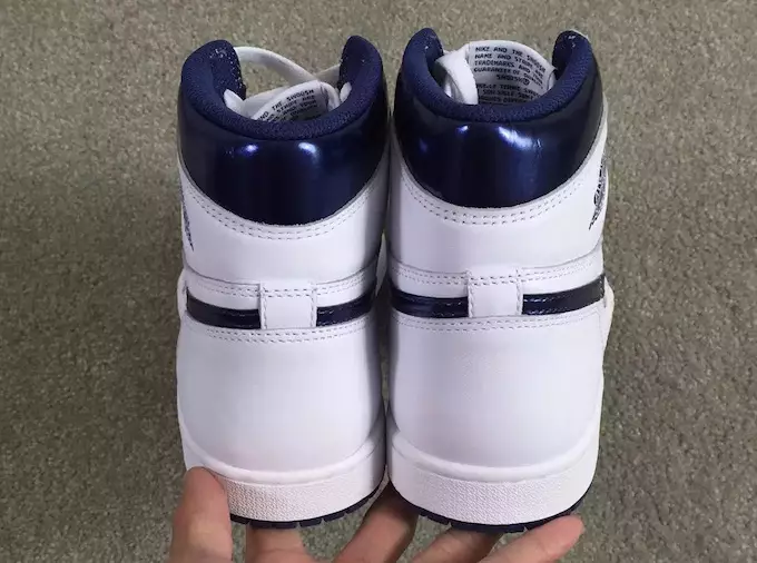 Air Jordan 1 Metallic Navy Дата випуску 2016