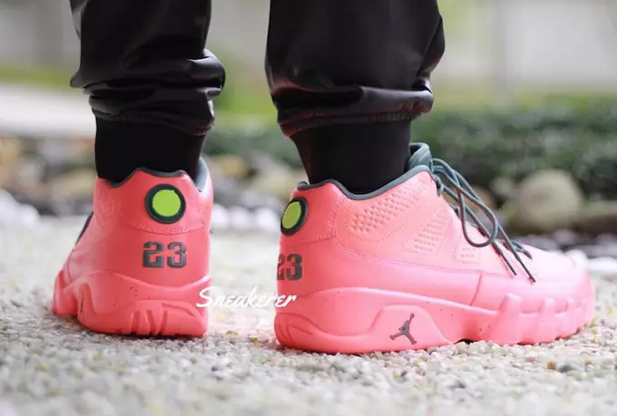 Data de lançamento do Air Jordan 9 Low Bright Mango