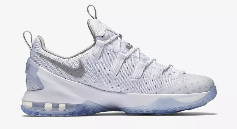 Nike LeBron 13 Low Metallic Silver Héichgeschwindegkeet