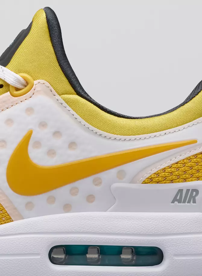 Nike Air Max Zero לבן צהוב תאריך יציאה