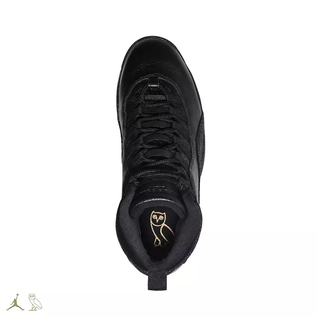 Qora OVO Air Jordan 10 Retro