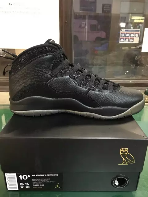 Air Jordan 10 OVO Czarny 2016 NBA All Star Toronto