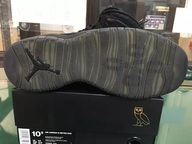 Air Jordan 10 OVO Black 2016 NBA All Star Торонто