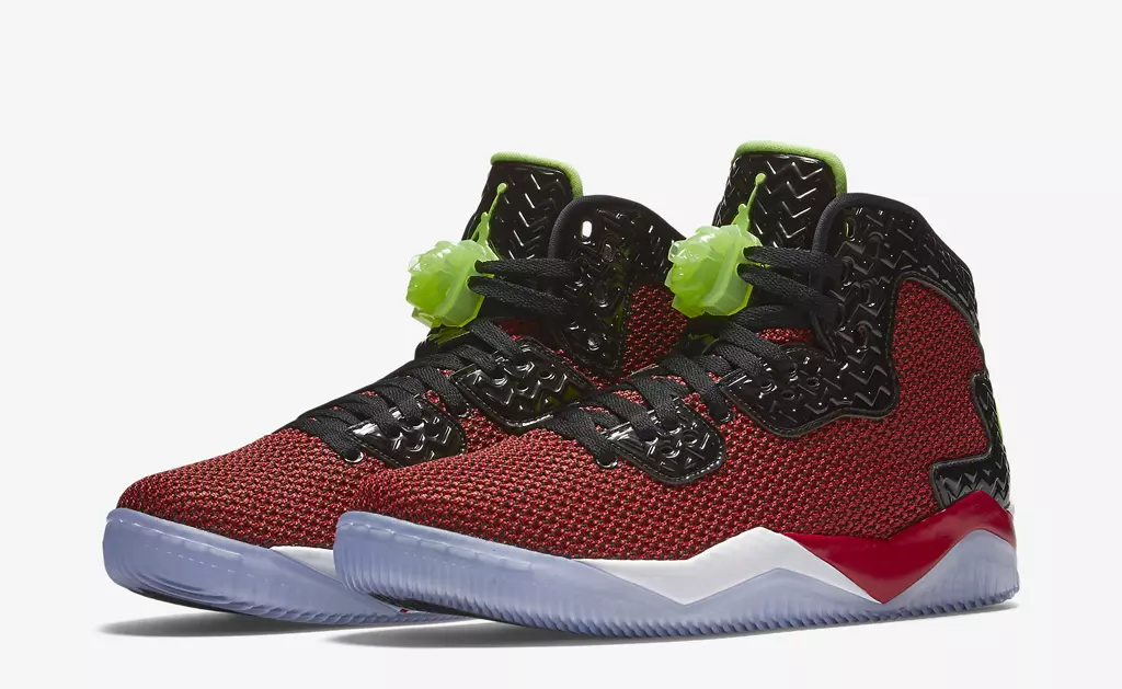 Jordan Air Spike 40 Dunk аз боло Red Ghost Green