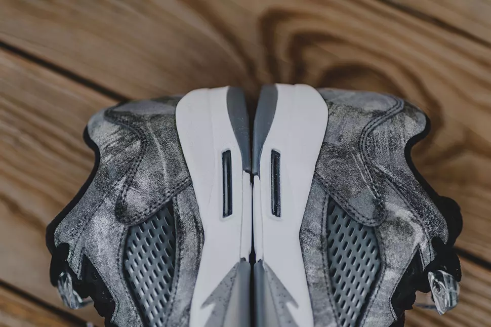 Aer Jordan 5 Préimh Retro Íseal Gach Star Cool Grey Mac Tíre Liath