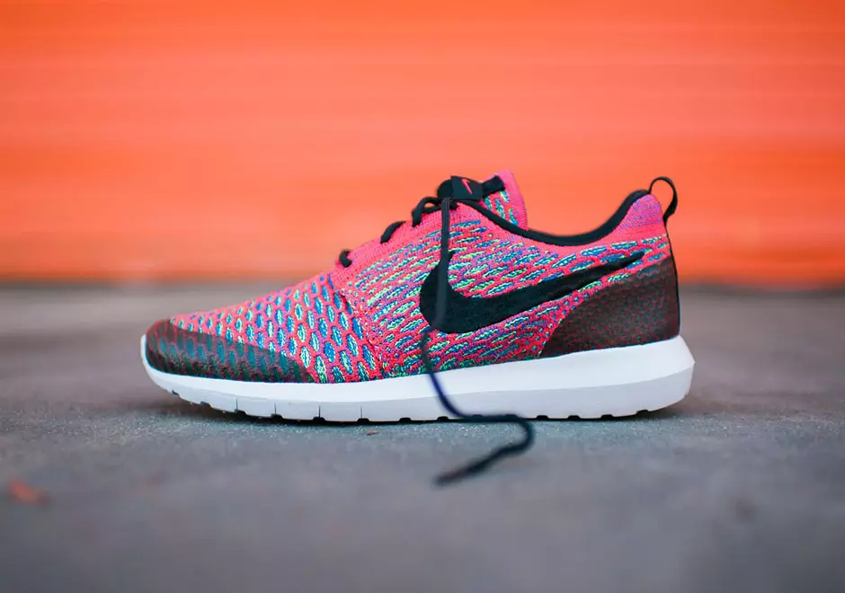 Nike Roshe NM Flyknit SE Màu đỏ thẫm tươi sáng