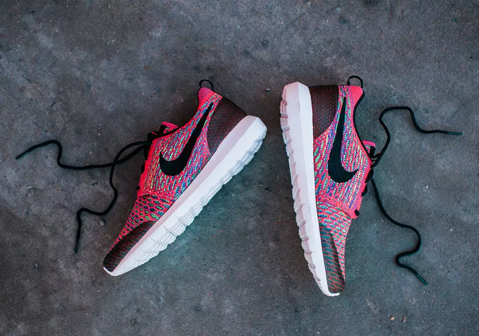 Nike Roshe NM Flyknit SE ब्राइट क्रिमसन