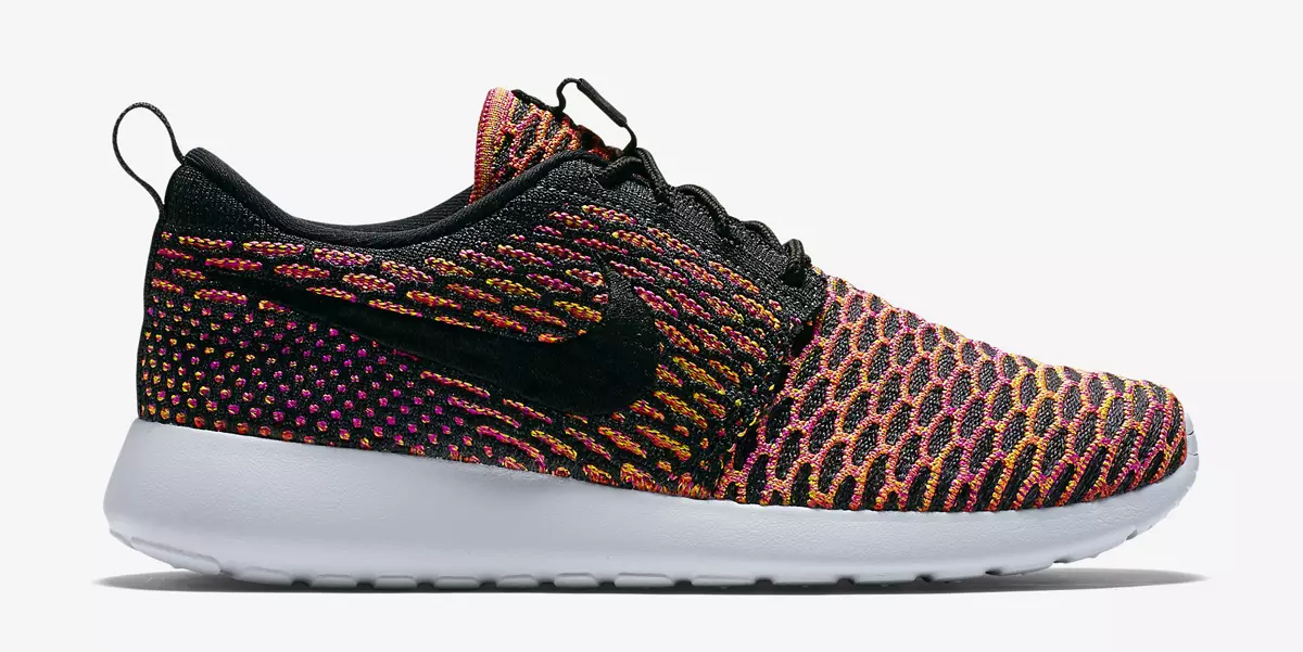 Çok Renkli Nike Flyknit Roshe Mor Turuncu