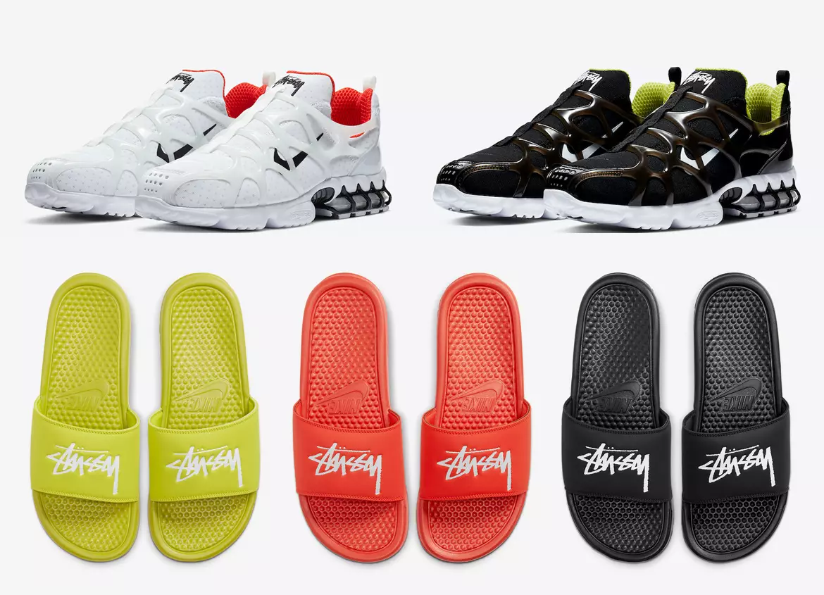 Nike công bố ngày phát hành Stussy Air Zoom Spiridon Kukini