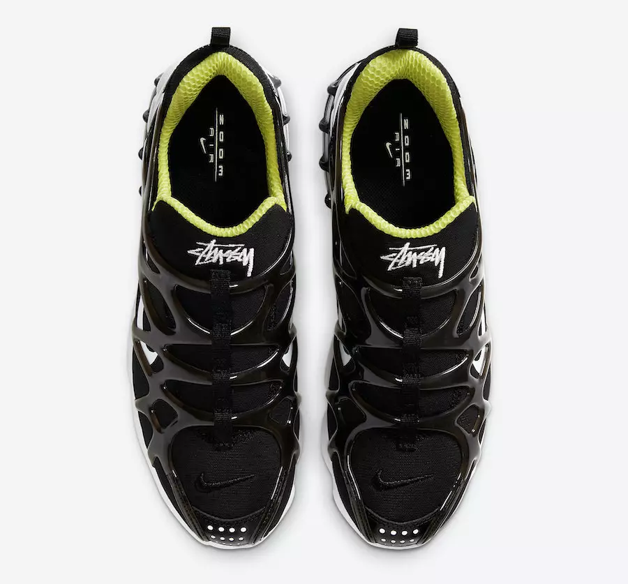 Stussy Nike Air Zoom Spiridon KK must CJ9918-001 väljalaskekuupäev