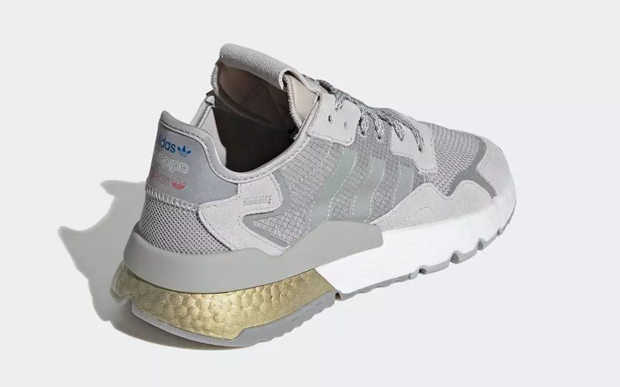 adidas Nite Jogger Gray Gold Metallic FW5335 Шығарылған күні