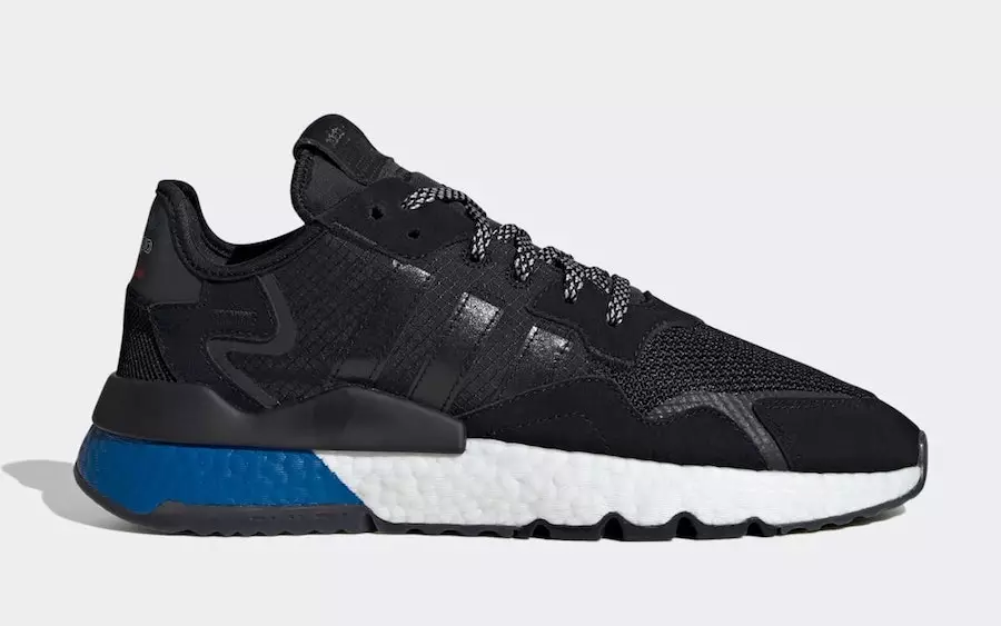 Tarehe ya Kutolewa ya adidas Nite Jogger Core Black Lush Blue FW5331