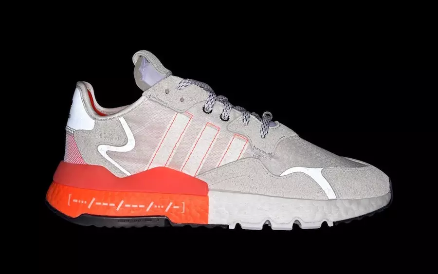 adidas Nite Jogger Verëffentlechung Mat Morse Code Op Seng Boost Midsole