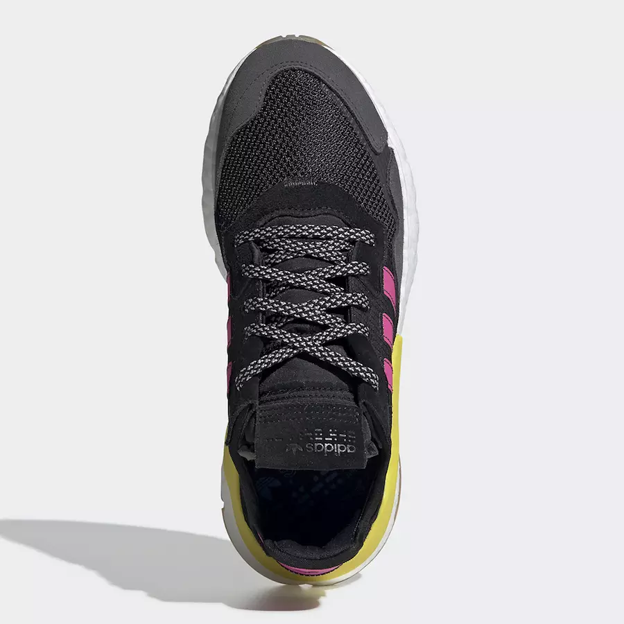 adidas Nite Jogger Black Shock Pink Gum EG2955 Release Date