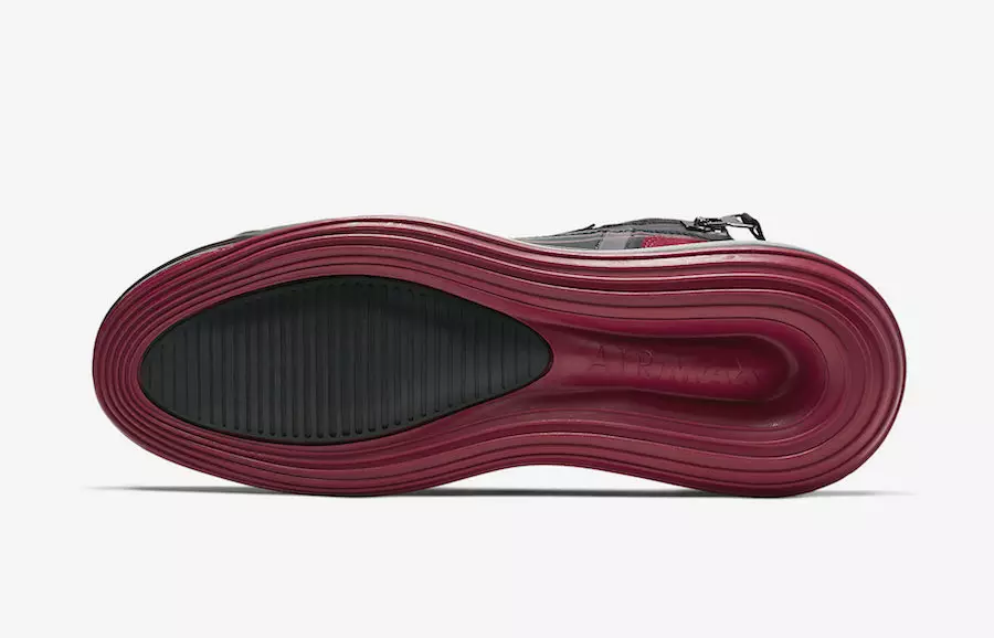 Nike Air Max 720 Saturn Noir Équipe Rouge AO2110-004 Date de sortie