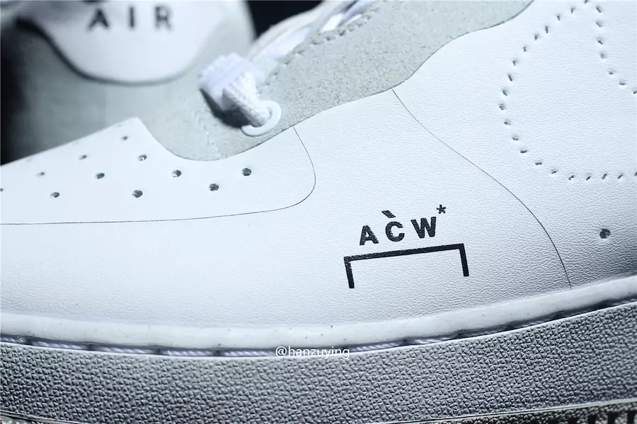 A Cold Wall Nike Air Force 1 Low White BQ6924-100 Data e Publikimit-2