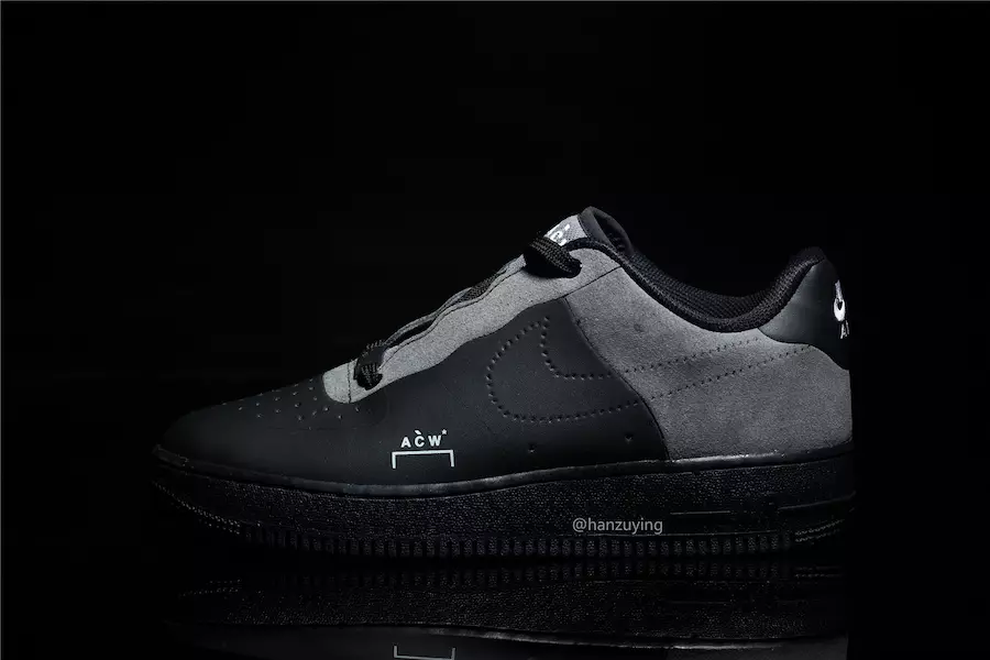 A Cold Wall Nike Air Force 1 Low Black BQ6924-001 Data de llançament