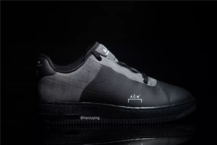 A Cold Wall Nike Air Force 1 Low Black BQ6924-001 Tanggal Rilis