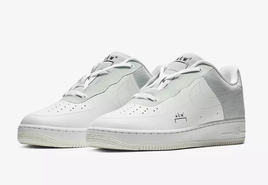 A-COLD-WALL ACW Nike Air Force 1 White BQ6924-100 Tanggal Rilis