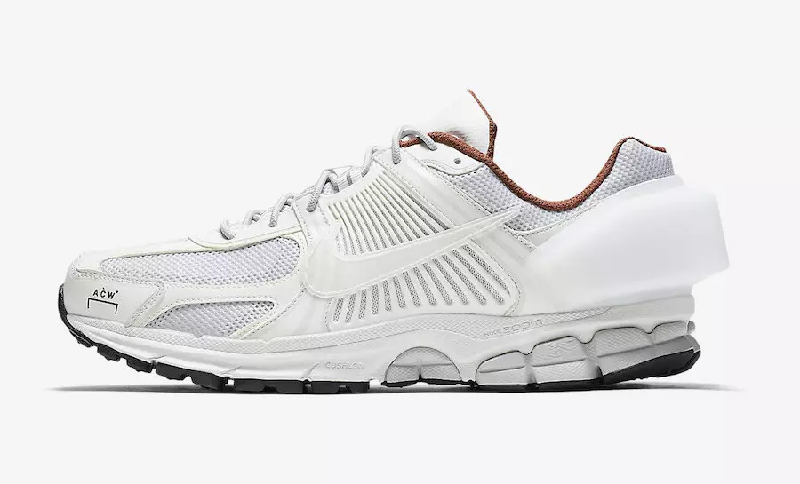 A-Aukstas sienas Nike Zoom Vomero 5 White Izdošanas datums Cena-4