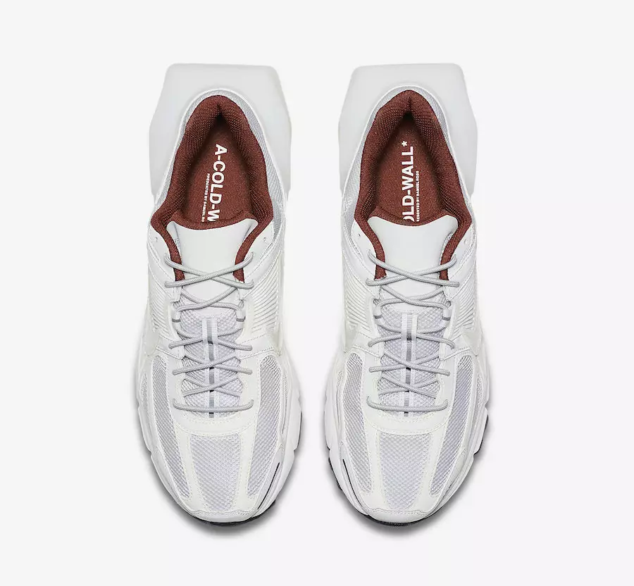 A-Aukstas sienas Nike Zoom Vomero 5 White Izdošanas datums Cena-4