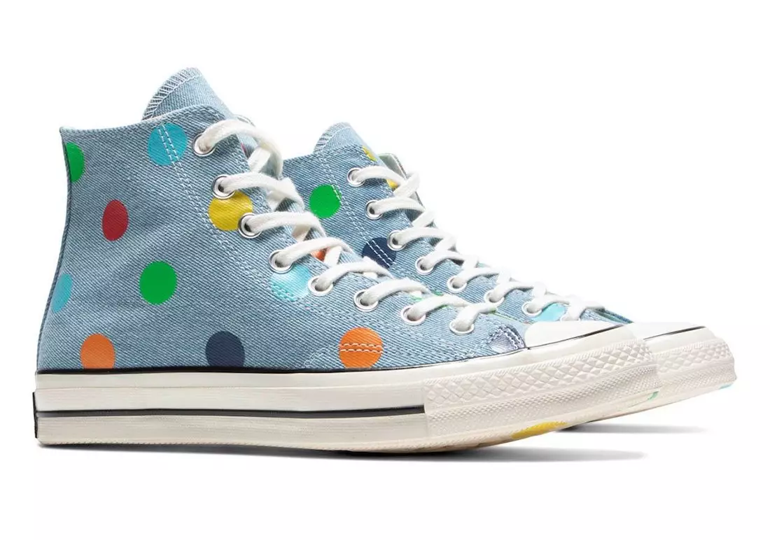 Tyler The Creator Converse Chuck 70 Hi Denim Polka Dot Megjelenési dátum