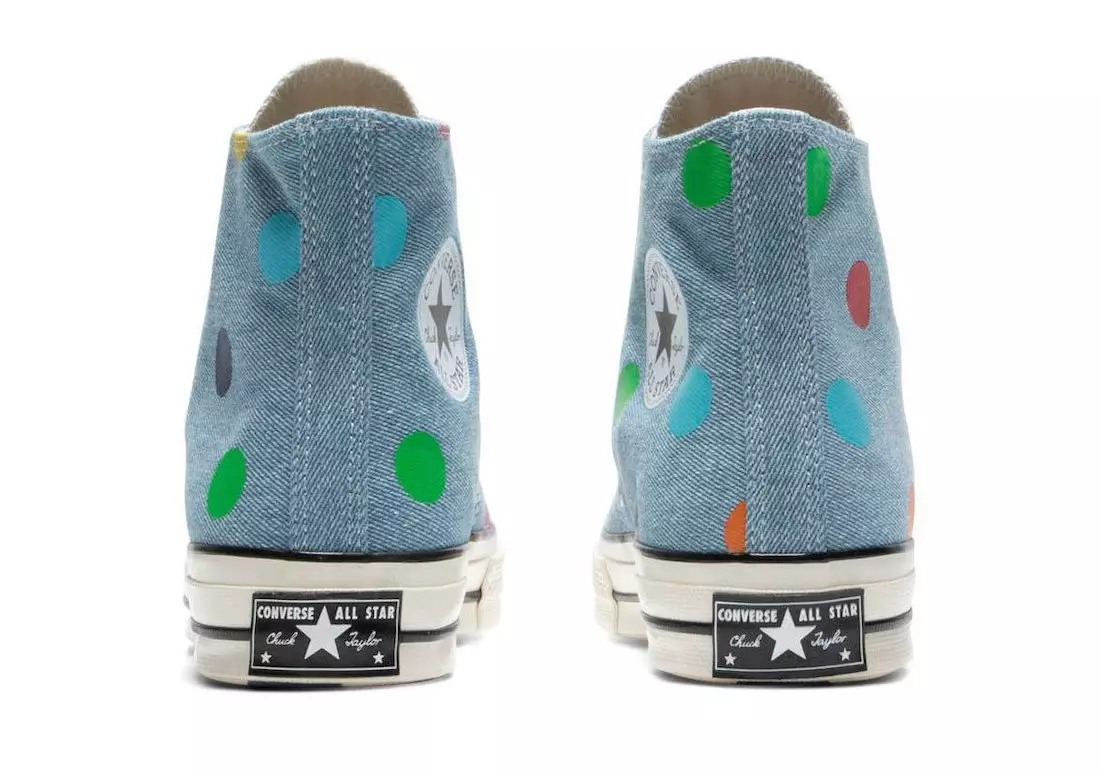 Tyler The Creator Converse Chuck 70 Tere Denim Polka Dot Väljalaskekuupäev