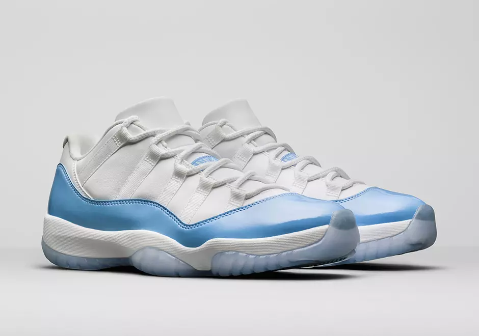 Air Jordan 11 Düşük UNC Üniversitesi Mavi 528895-106