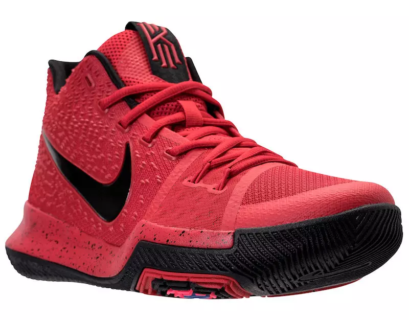 Nike Kyrie 3 Universitas Merah Hitam 852395-600