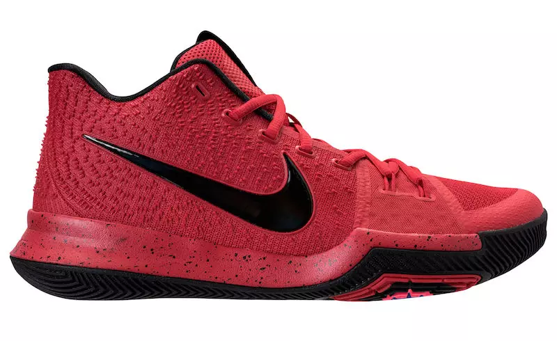 Nike Kyrie 3 Universitas Merah Hitam 852395-600