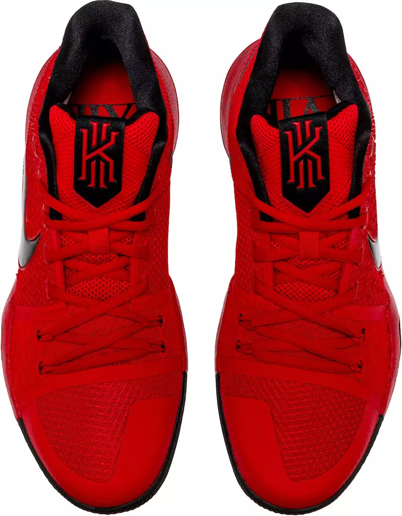 Nike Kyrie 3 Three Point Contest University Red Julkaisupäivä 852395-600