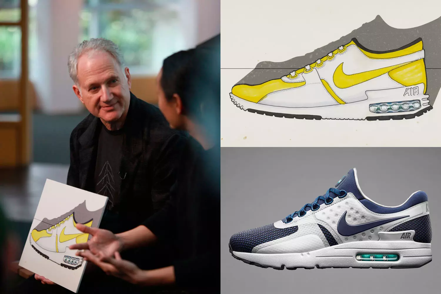 나이키 에어맥스 제로 옐로우 화이트 Tinker Hatfield