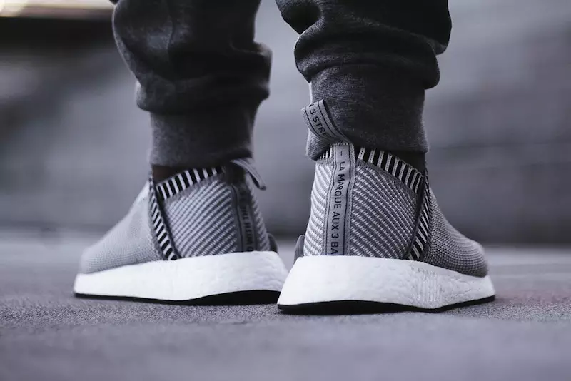 Adidas NMD City Sock 2 juodos pilkos spalvos