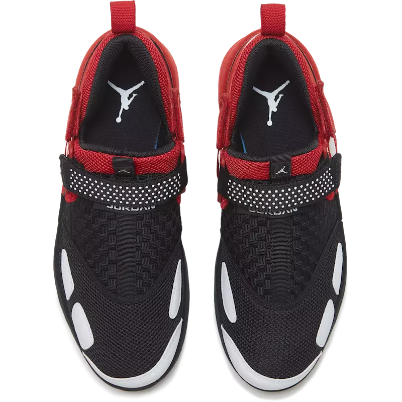 Jordan Trunner LX OG အနက်ရောင် အနီရောင် အဖြူရောင်