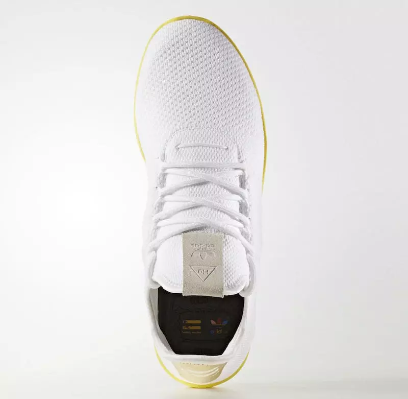 Top Pharrell x adidas Tennis Hu White Yellow BY2674